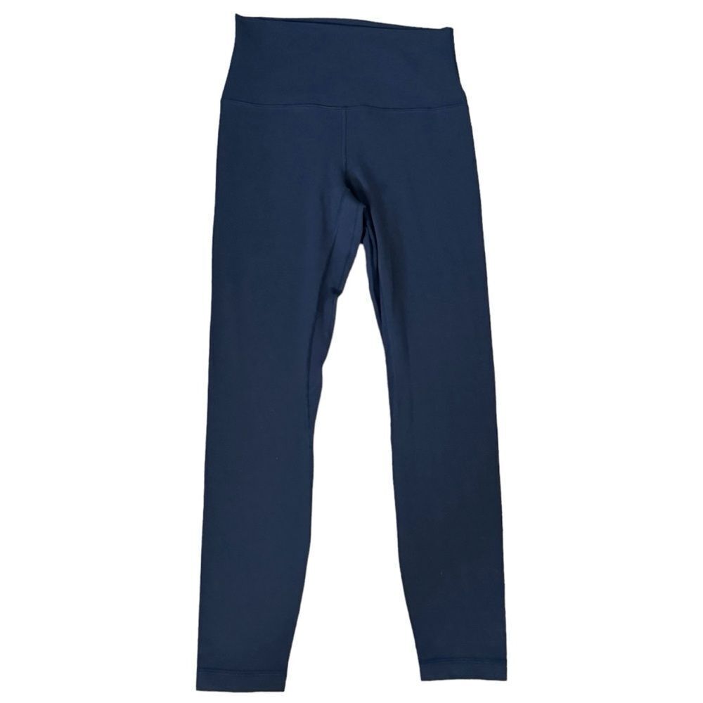 Lululemon Blue Stretchy Workout Leggings. 6.